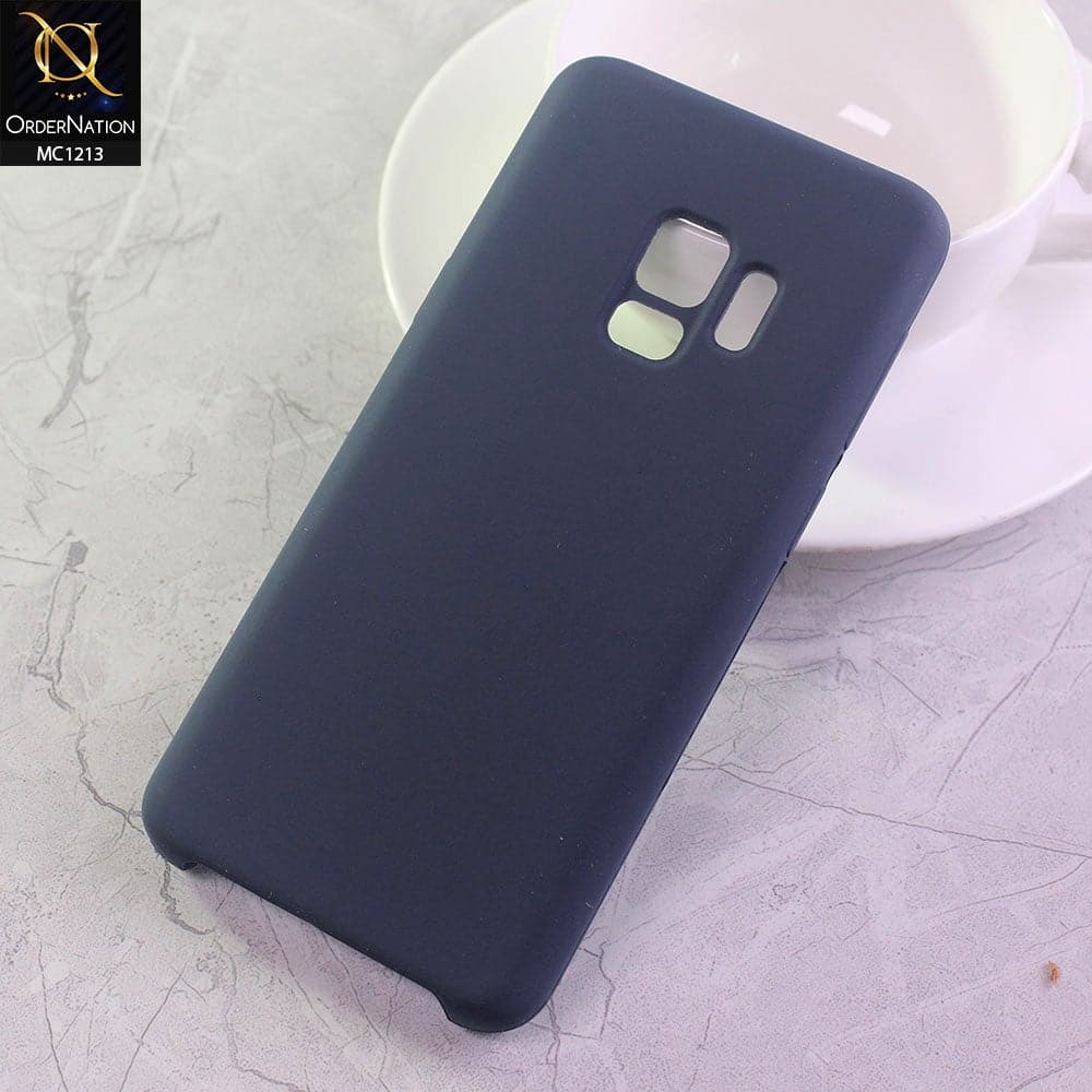 Samsung Galaxy S9 Cover - Midnight Blue - Soft Shockproof Sillica Gel Case