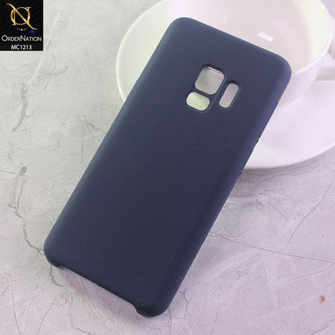 Samsung Galaxy S9 Cover - Midnight Blue - Soft Shockproof Sillica Gel Case