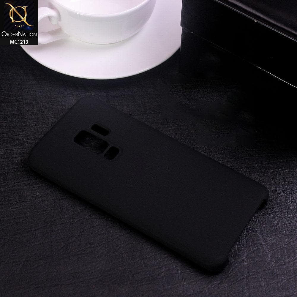 Samsung Galaxy S9 Plus - Black - Soft Shockproof Sillica Gel Case