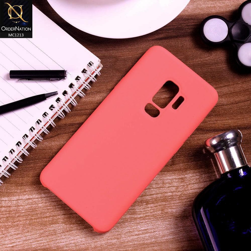 Samsung Galaxy S9 Plus - Peach - Soft Shockproof Sillica Gel Case