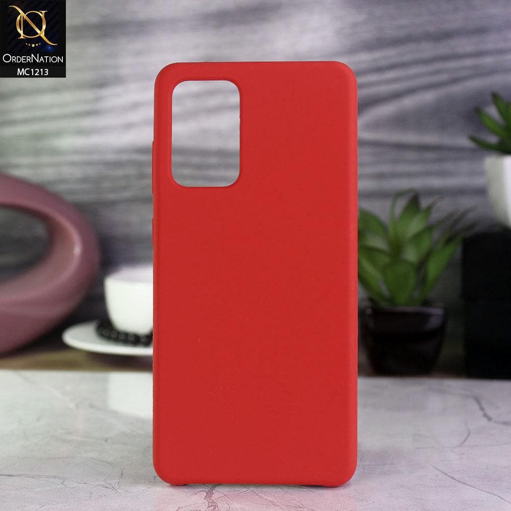 Samsung Galaxy A72 - Red - Soft Shockproof Sillica Gel Case