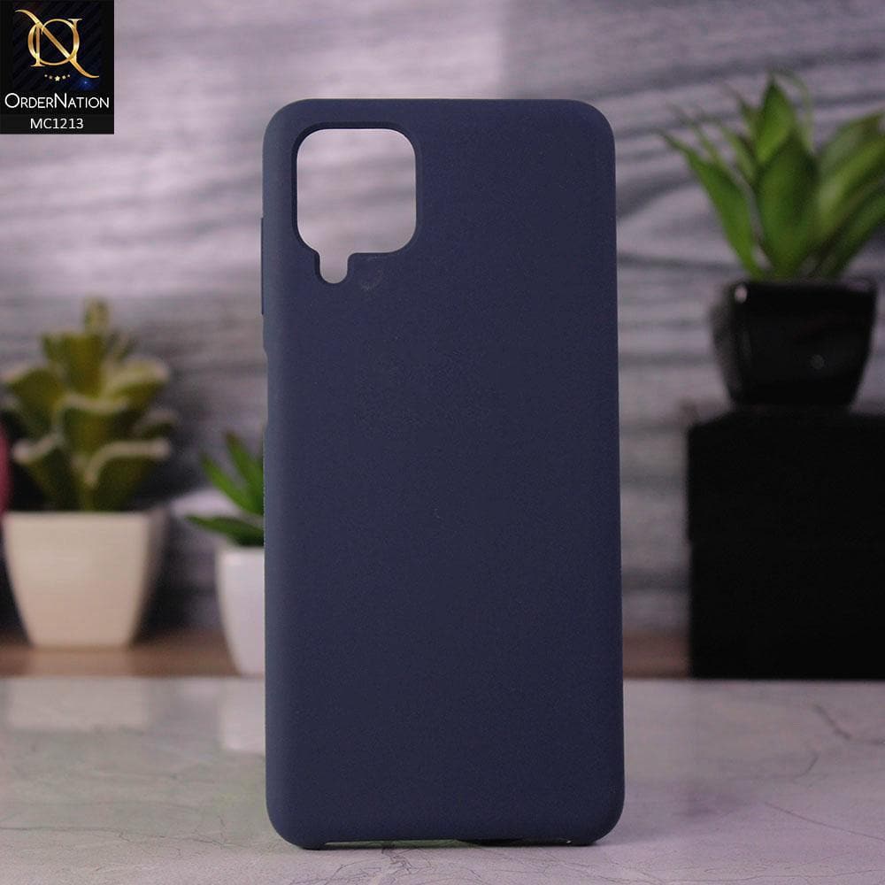 Samsung Galaxy A12 - Midnight Blue - Soft Shockproof Sillica Gel Case
