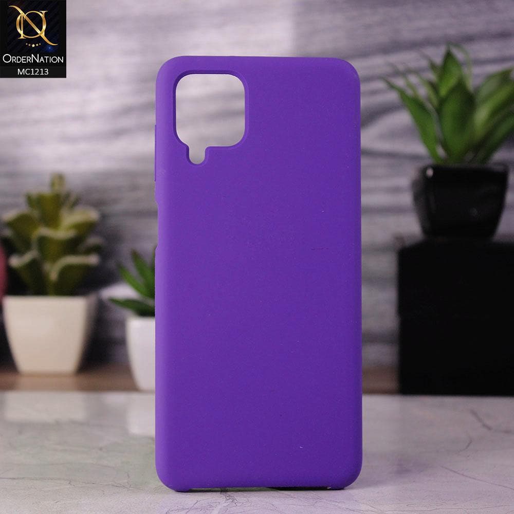 Samsung Galaxy A12 - Purple - Soft Shockproof Sillica Gel Case