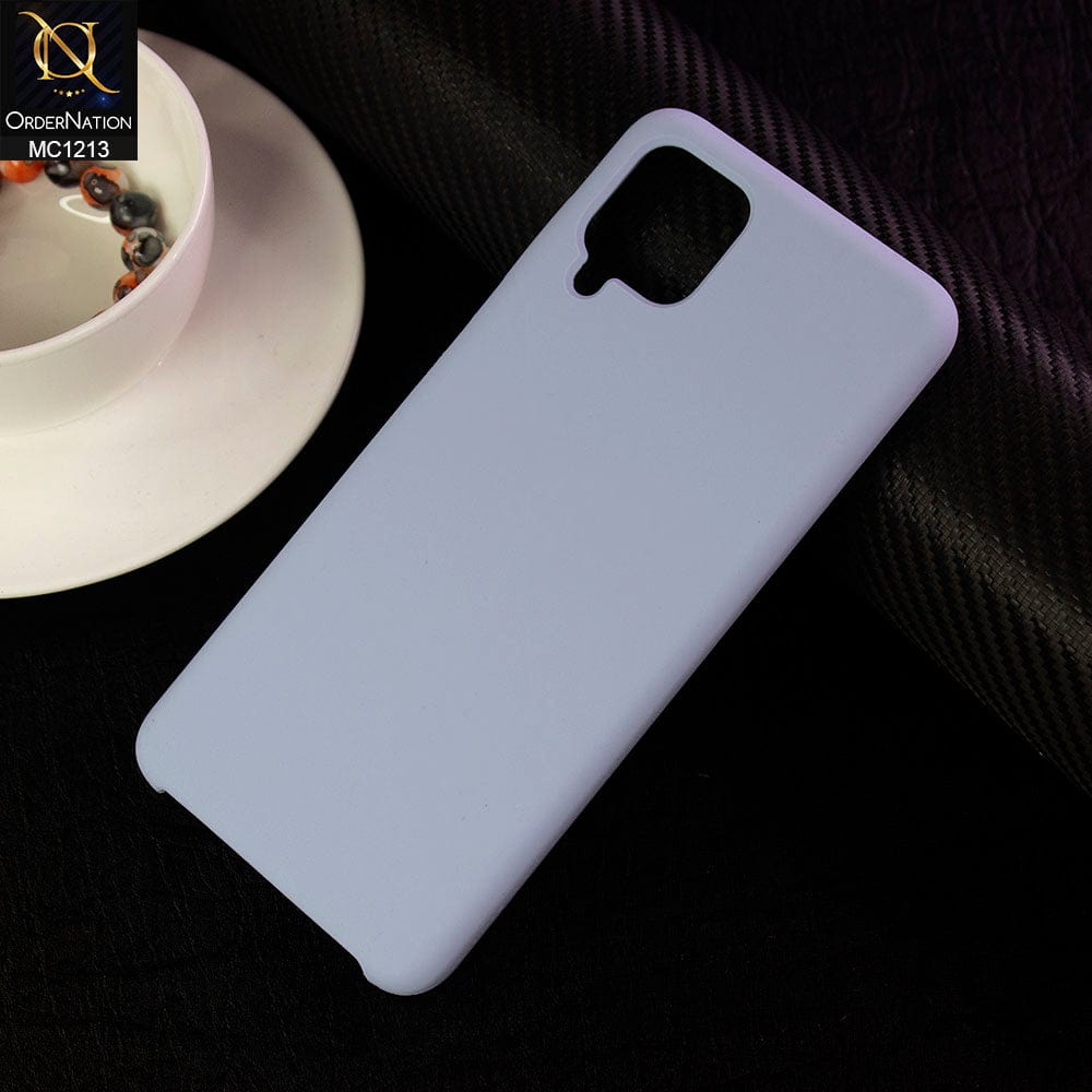 Samsung Galaxy A12 Nacho Cover - Light Blue - Soft Shockproof Sillica Gel Case
