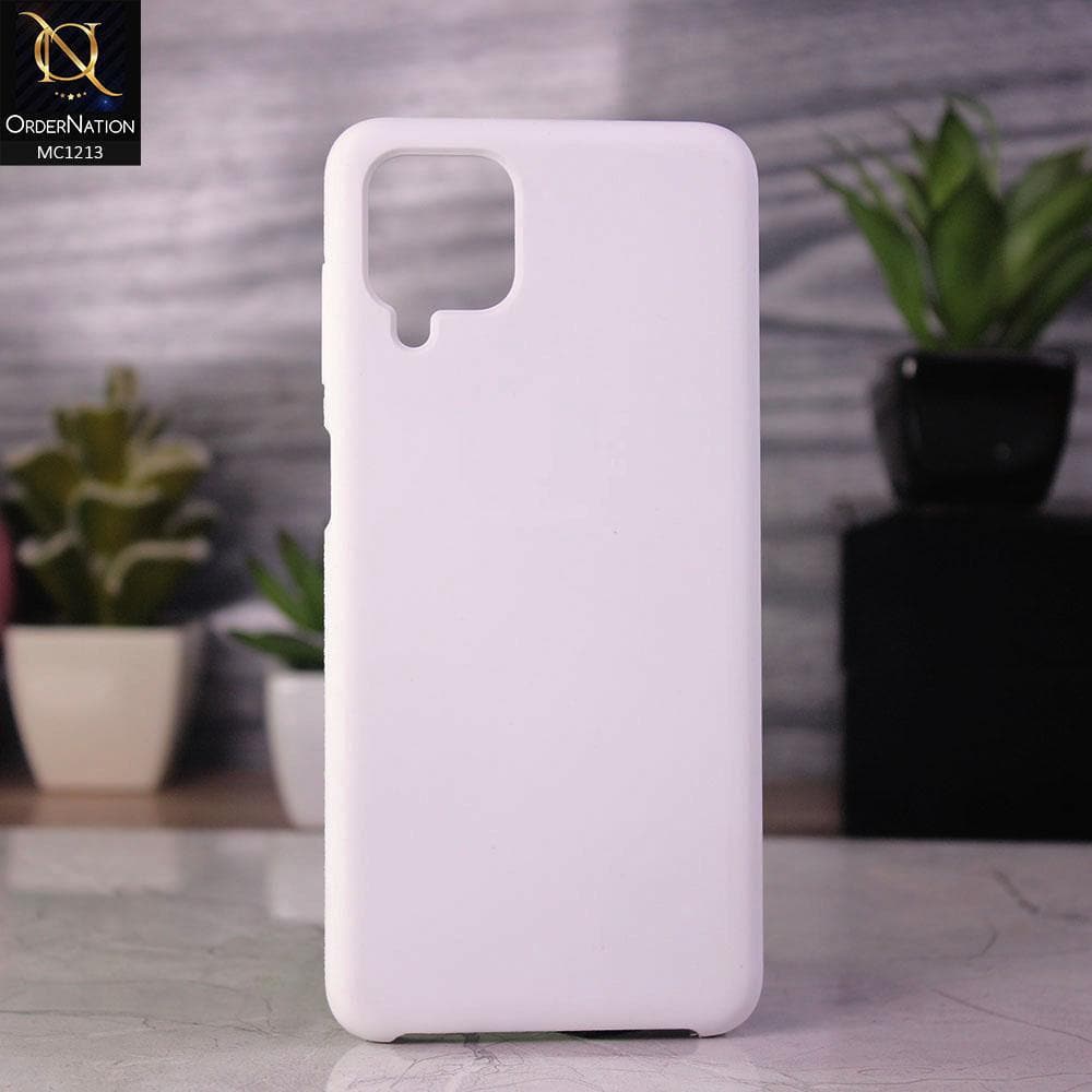 Samsung Galaxy A12 - White - Soft Shockproof Sillica Gel Case