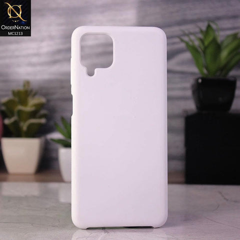 Samsung Galaxy A12 - White - Soft Shockproof Sillica Gel Case