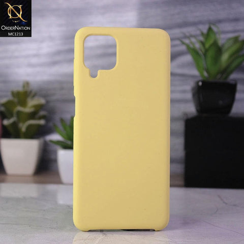 Samsung Galaxy A12 - Yellow - Soft Shockproof Sillica Gel Case
