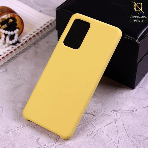 Samsung Galaxy A52 - Yellow - Soft Shockproof Sillica Gel Case