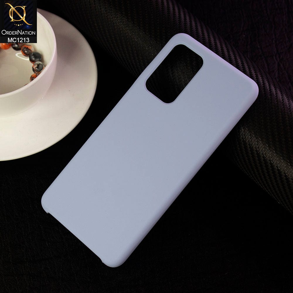 Samsung Galaxy A72 Cover - Light Blue - Soft Shockproof Sillica Gel Case