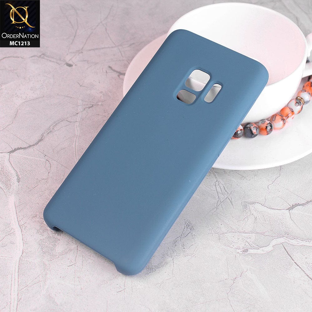 Samsung Galaxy S9 Cover - Cobalt Blue - Soft Shockproof Sillica Gel Case