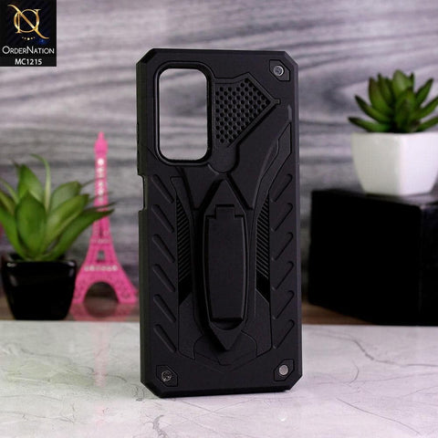 Xiaomi Mi 10T Pro Cover - Black - Luxury Hybrid Shockproof Stand Case