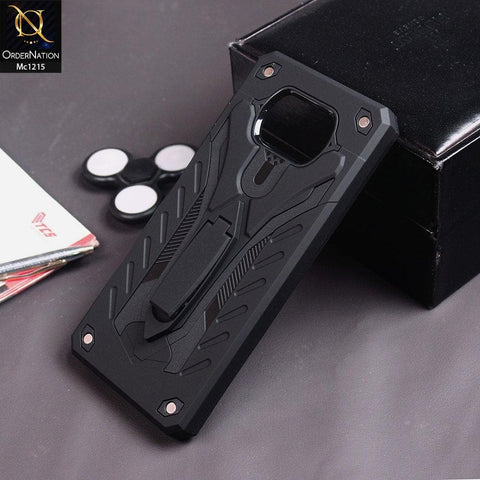 Xiaomi Poco X3 Pro - Black - Luxury Hybrid Shockproof Stand Case