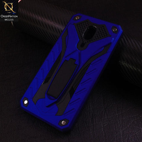 Xiaomi Redmi 8A - Blue - Luxury Hybrid Shockproof Stand Case