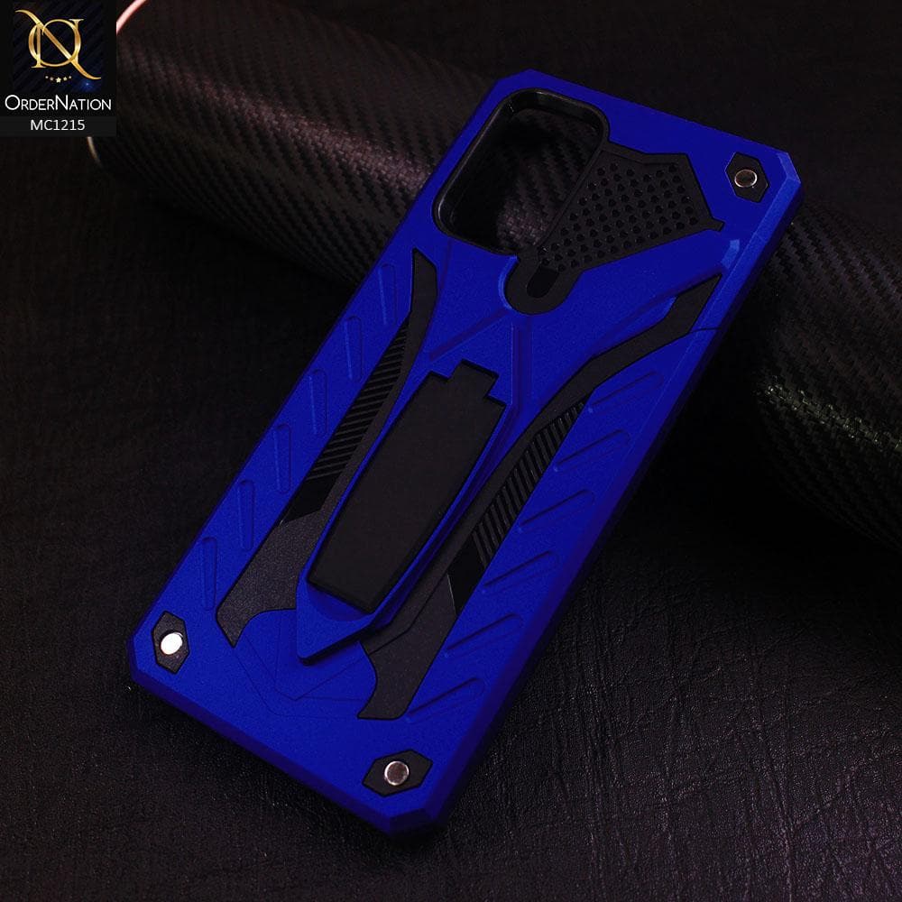Samsung Galaxy S20 Plus - Blue - Luxury Hybrid Shockproof Stand Case