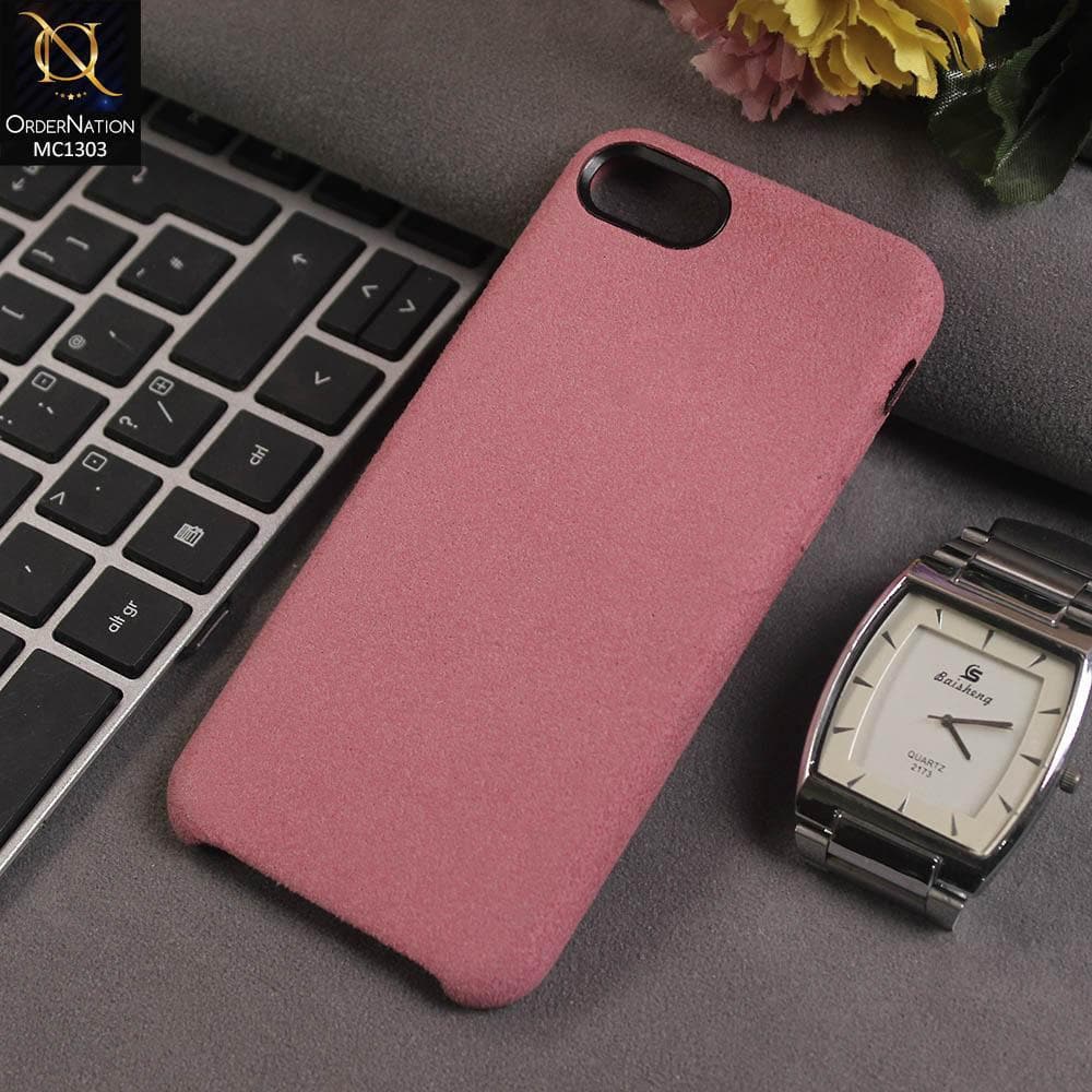 iPhone SE 2020 Cover - Pink - Texture Surface PC Protective Case