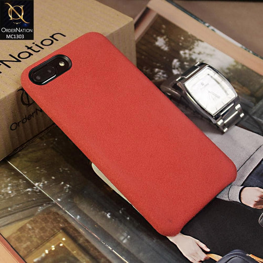 iPhone 8 Plus / 7 Plus Cover - Red - Texture Surface PC Protective Case
