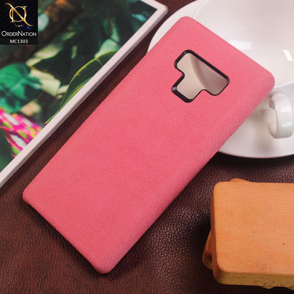 Samsung Galaxy Note 9 Cover - Pink - Texture Surface PC Protective Case