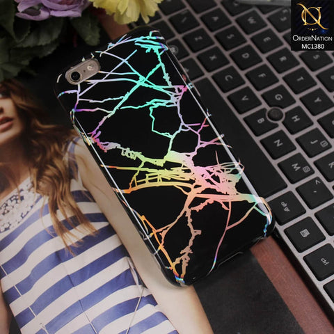 HOLO Marble Luxury HQ IMD Black Soft Phone Case For iPhone 6