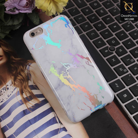 HOLO Marble Luxury HQ IMD white Soft Phone Case For iPhone 6