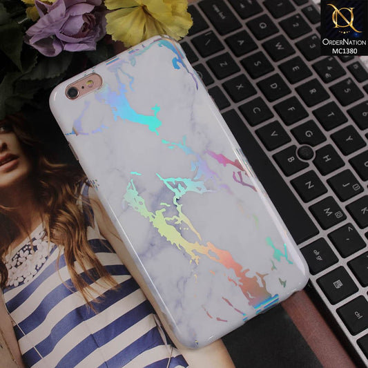 HOLO Marble Luxury HQ IMD white Soft Phone Case For iPhone 6 Plus