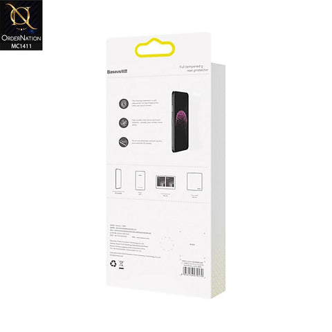 iPhone 11 Pro Max Screen Protector - Transparent - Baseus Full-Glass Tempered Glass Film 2 Pcs