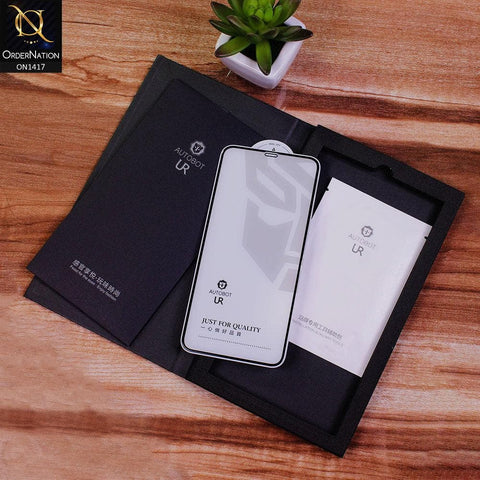 iPhone 11 Cover - Black - Autobot Full Covered Tempered Glass Branded