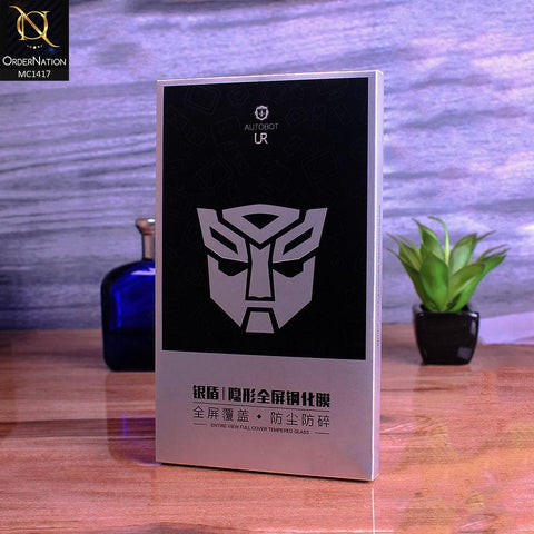 iPhone 11 Cover - Black - Autobot Full Covered Tempered Glass Branded