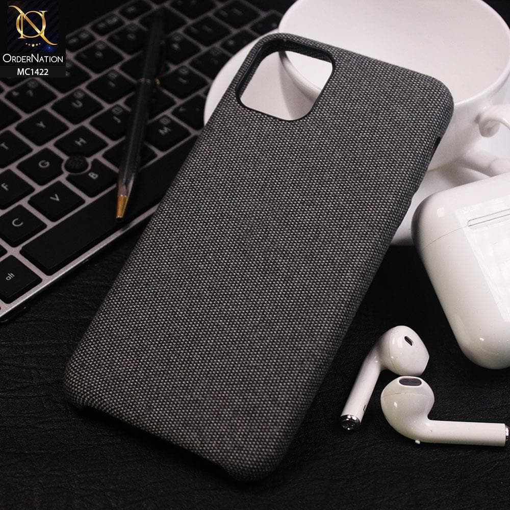 iPhone 11 Cover - Dark Gray - Jeans Texture PC Case
