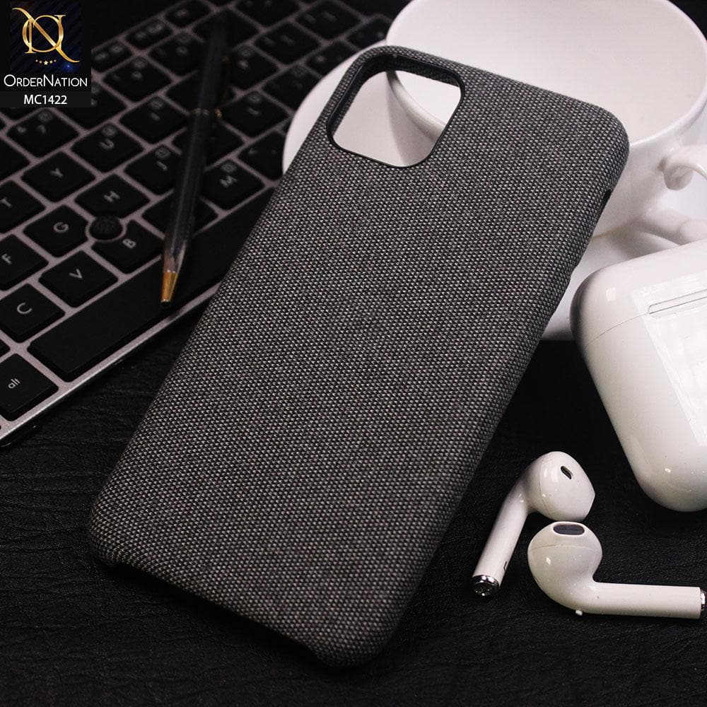 iPhone 11 Pro Max Cover - Dark Gray - Jeans Texture PC Case