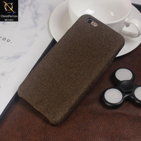 iPhone 6S / 6 Cover - Brown - Jeans Texture PC Case