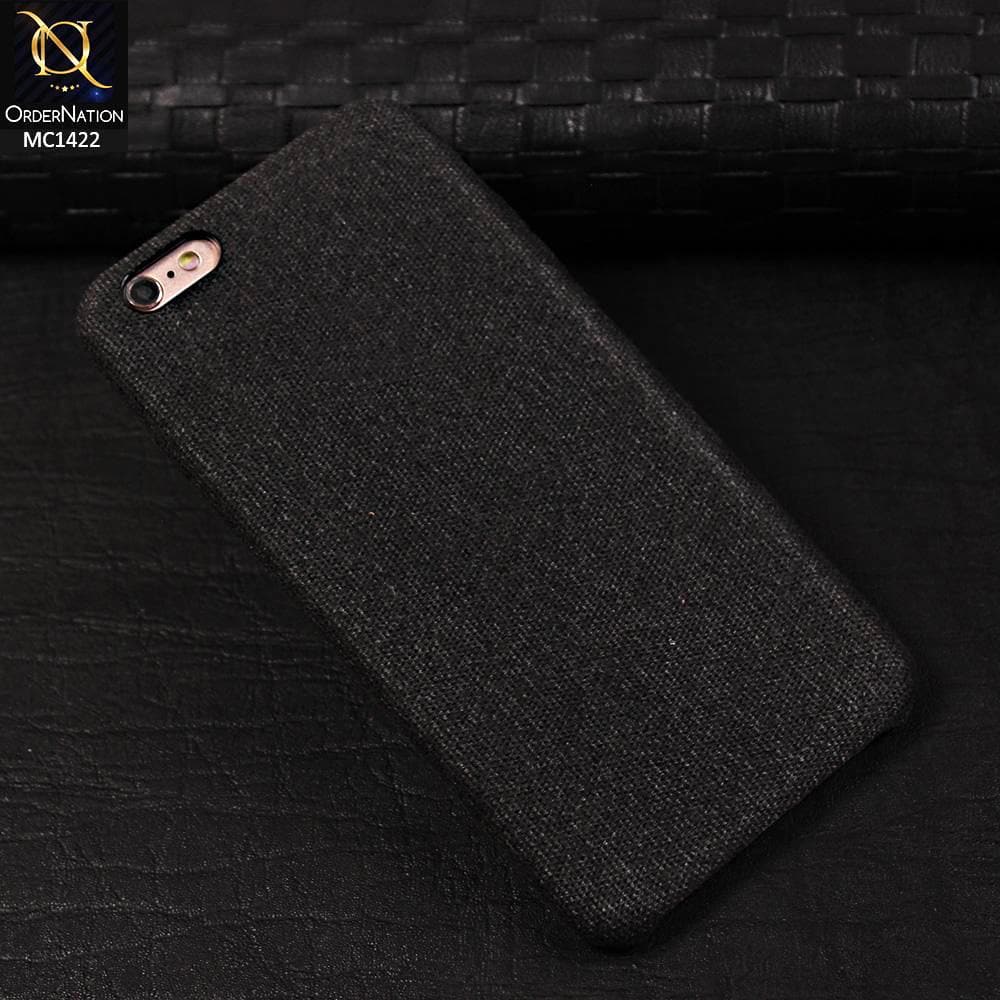 iPhone 6s Plus / 6 Plus Cover - Black - Jeans Texture PC Case