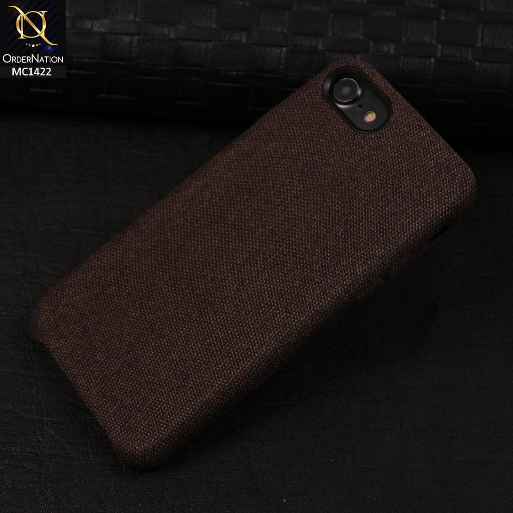 iPhone 8 / 7 Cover - Brown - Jeans Texture PC Case