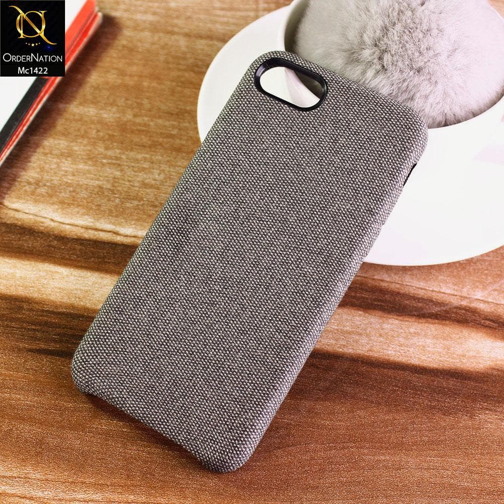 iPhone SE 2020 Cover - Dark Gray - Jeans Texture PC Case