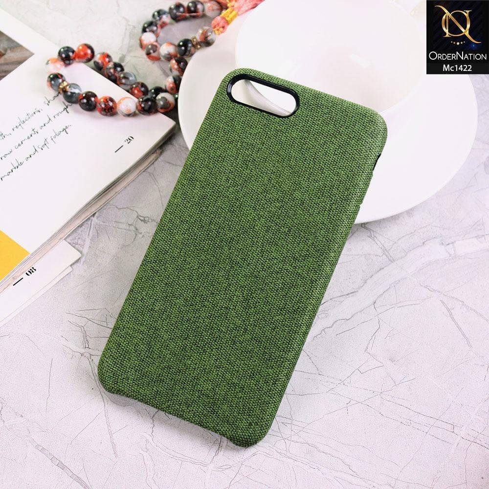 iPhone 8 Plus / 7 Plus Cover - Green - Jeans Texture PC Case