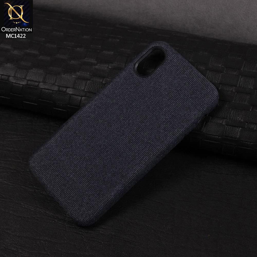 iPhone XR Cover - Blue - Jeans Texture PC Case