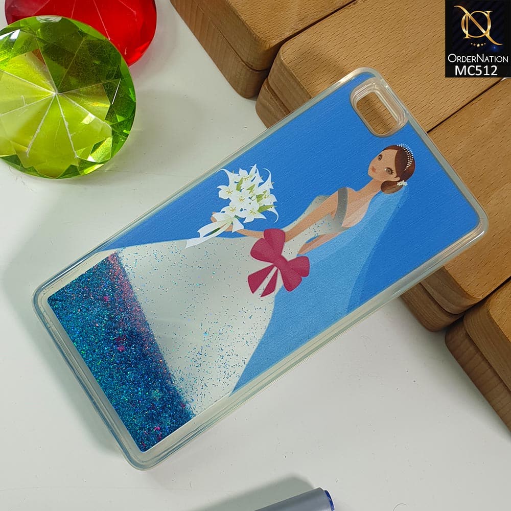 Soft Doll Liquid Gilleter Star Luxury Case For Huawei P8 Lite - Blue