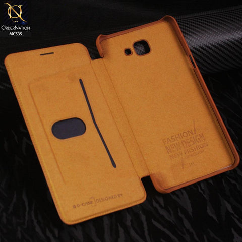 Samsung Galaxy A9 2016 / A9 Pro 2016 Cover - Brown - G-Case PU Leather Wallet Luxury Case