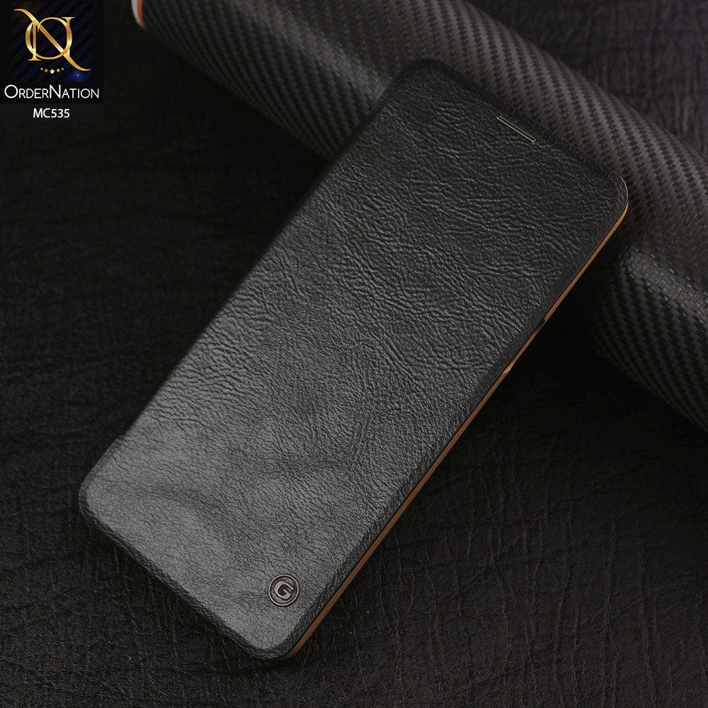Samsung Galaxy S10 5G Cover - Black - G-Case PU Leather Wallet Luxury Case