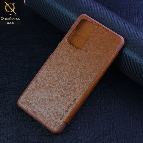 Samsung Galaxy A52 Cover - Brown - G-Case PU Leather Wallet Luxury Case