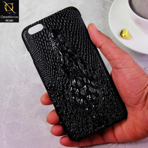 iPhone 6s Plus / 6 Plus Cover - Black - 3D Smart Design Back Shell Hard Case