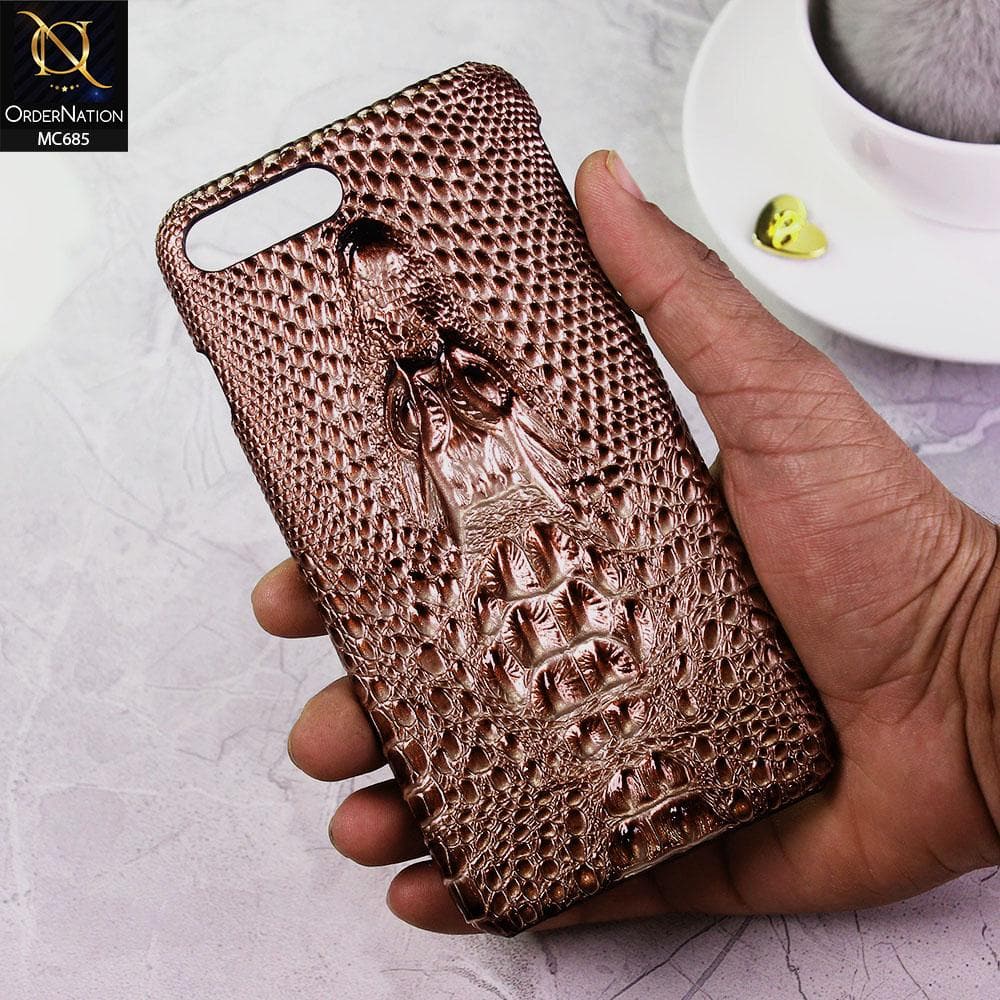 iPhone 8 Plus / 7 Plus Cover - Rose Gold - 3D Smart Design Back Shell Hard Case