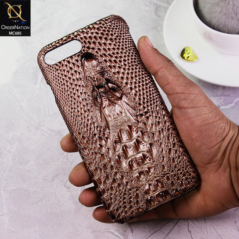 iPhone 8 Plus / 7 Plus Cover - Rose Gold - 3D Smart Design Back Shell Hard Case