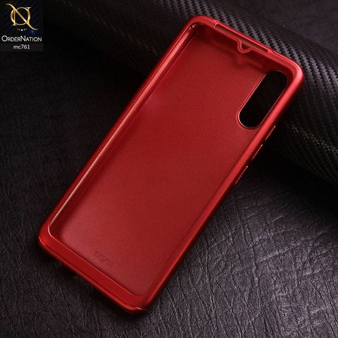 Viao S1 Cover - Red - 360 Full Protection Flexible Hard Case With Glass Screen Protector
