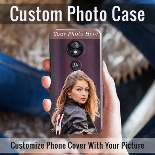 HD Print With Lifetime Print Warranty Case For Motorola Moto E5 / G6 Play - Customize Photo