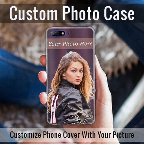 HD Print With Lifetime Print Warranty Hybrid Soft Case For Huawei Y7 Pro 2018 - Customize Photo