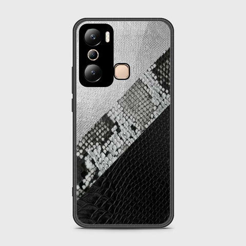 Infinix Hot 20i Cover- Printed Skins Series - HQ Ultra Shine Premium Infinity Glass Soft Silicon Borders Case