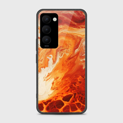 Tecno Camon 18 Premier Cover- Mystic Marble Series - HQ Ultra Shine Premium Infinity Glass Soft Silicon Borders Case