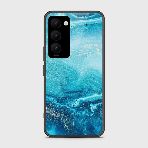 Tecno Camon 18 Premier Cover- Mystic Marble Series - HQ Ultra Shine Premium Infinity Glass Soft Silicon Borders Case