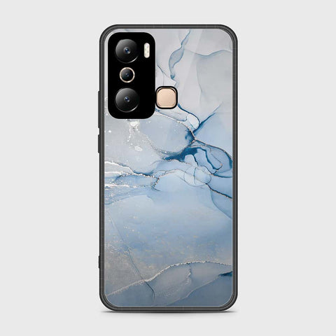 Infinix Hot 20i Cover- Mystic Marble Series - HQ Ultra Shine Premium Infinity Glass Soft Silicon Borders Case