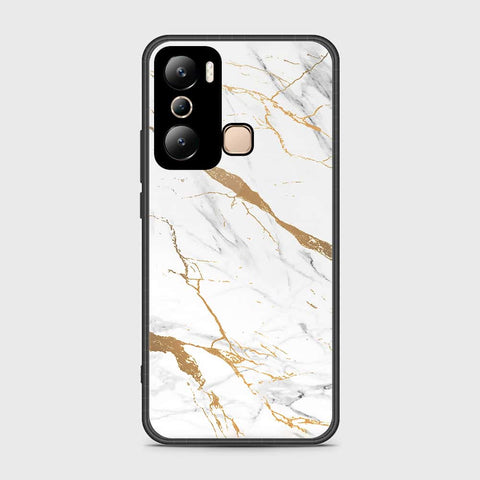 Infinix Hot 20i Cover- Mystic Marble Series - HQ Ultra Shine Premium Infinity Glass Soft Silicon Borders Case